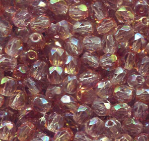 1200Stück 4mm Facettiert Crystal Copper