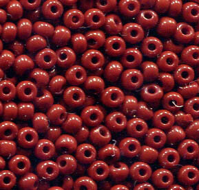 250 gr. 2,2mm Rocailles OPAQUE CHOCOLATE 13600