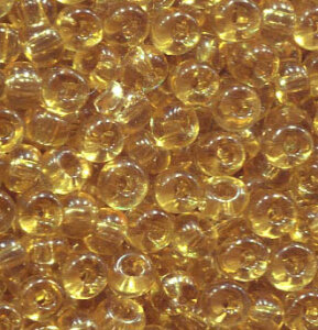 250 gr. 4 mm Rocailles Hell Topaz Transparent 10020