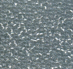 50gr. 15/0 Roc. Lined Galvanized Crystal 1105