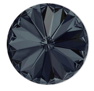 14mm Rivoli Swarovski Graphite