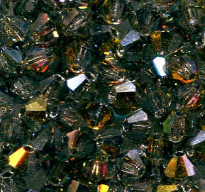 4mm Preciosa Doppelkegel Crystal Marea