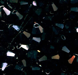 4mm Preciosa Doppelkegel Jet Hematite Half