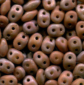 SuperDuo-Beads OPAK IVORY NEBULA MATT 13020/85001