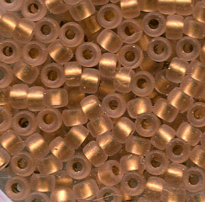 8/0, 3mm MATUBO Rocailles ROSALINE BRONZE ICE LINED 70120/85106