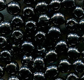 4mm Glasperlen JET HEMATITE 23980/14400