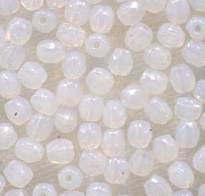3mm Facettiert WHITE OPAL 01000