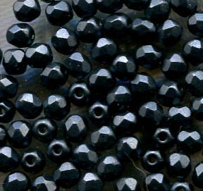 1200Stück 3mm Facettiert Hematite 23980/14400