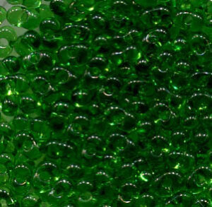 250gr. 4 x 2 Farfalle Rocailles Grün Transparent  50120