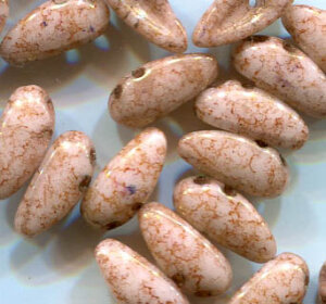 PRECIOSA Chilli Beads ALABASTER TERRACOTTA RED