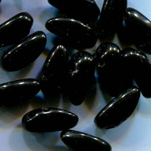 PRECIOSA Chilli Beads JET (SCHWARZ) 23980