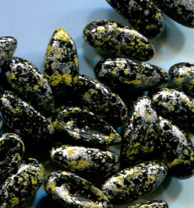 PRECIOSA Chilli Beads JET TWEEDY YELLOW