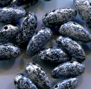 PRECIOSA Chilli Beads JET TWEEDY BLUE