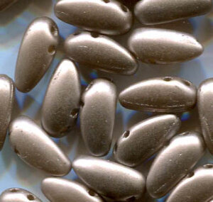 PRECIOSA Chilli Beads ALABASTER PASTEL LIGHT BROWN/COCO 02010/25005
