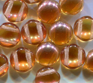 PRECIOSA Candy Beads CRYSTAL APRICOT MEDIUM 00030/29121