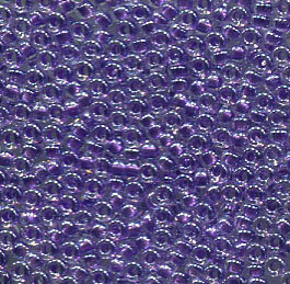 50gr. 15/0 Roc. Sparling Purple Lined Crystal 1531