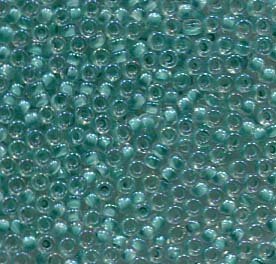 50gr. 15/0 Roc. Lined Aqua Blue AB 2208