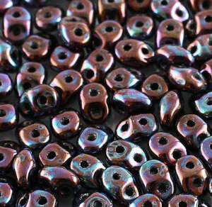 SuperDuo-Beads OPAK JET NEBULA 23980/15001
