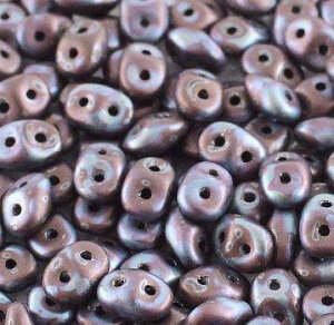 100gr. SuperDuo-Beads OPAK JET NEBULA MATT 23980/85001