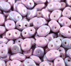 SuperDuo-Beads OPAK CHALK WHITE NEBULA 03000/15001