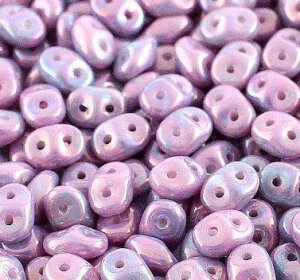 100gr. SuperDuo-Beads OPAK CHALK WHITE NEBULA 03000/15001