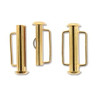 21,5 mm Steckverschluß Goldfarben mit Bügel