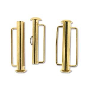 26,5 mm Steckverschluß Goldfarben mit Bügel