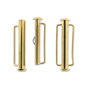 31,5 mm Steckverschluß Goldfarben mit Bügel