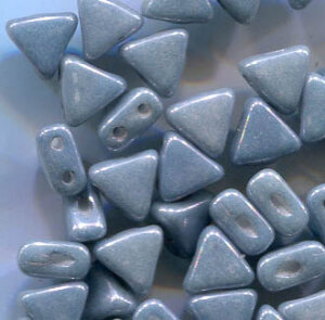 Kheops® par Puca® Dreiecke CHALK WHITE BLUE LUSTER 03000/14464