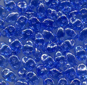 MiniDuo-Beads TRANSPARENT SAPPHIRE LUSTER 30060/14400