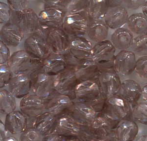 4mm Facettiert Transparent Light Amethyst