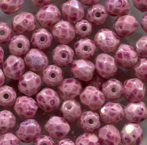 4mm Facettiert Chalk Lila Marmor 03000/15423