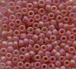 2,6mm Rocailles Rot Matt Rainbow 07122