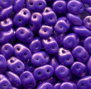 SuperDuo-Beads GOLD SHINE MEDIUM ORCHID 02010/24110