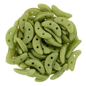 Crescent-Beads Pacifica - Avocado