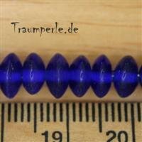 Glasperlen Elypse Dunkelblau