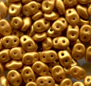 SuperDuo-Beads GOLD SHINE YELLOW SUN 02010/24101