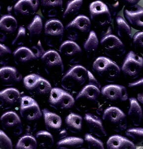 SuperDuo-Beads METALLIC SUEDE PURPLE 23980/79021