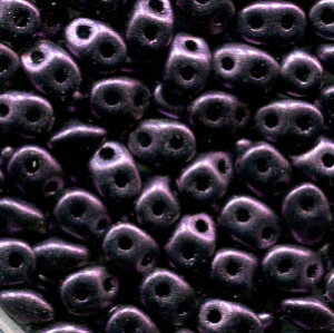 SuperDuo-Beads METALLIC SUEDE MAGENTA CHAMELEON (Polychrome) 23980/94101