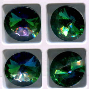 20mm MATUBO® Rivoli Zircon Vitrail