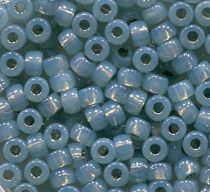 8/0, 3mm MATUBO Rocailles OPAL AQUA SILVERLINED 61000/81800