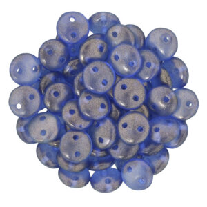 Two-Hole Lentils 6mm Halo - Ultramarine