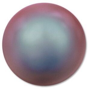 10mm Swarovski Glaswachsperlen Iridescent Red