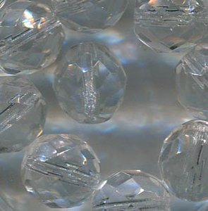 100Stck 10mm Facettiert Crystal