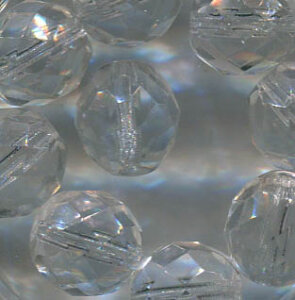 100Stück 10mm Facettiert Crystal