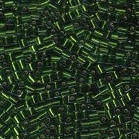 4 mm Würfel Silver Lined Olive 26