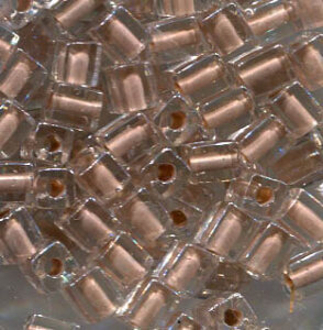 4 mm Würfel Color-Lined Light Brown 215