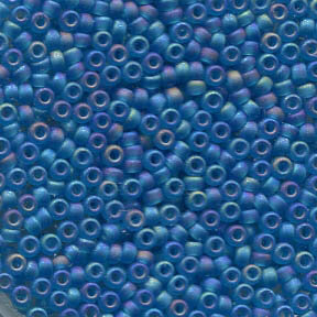 50gr. 15/0 Roc. Matt Transparent Blue AB 149FR