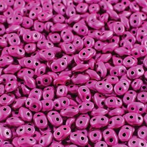 SuperDuo-Beads METALUST METALLIC HOT PINK