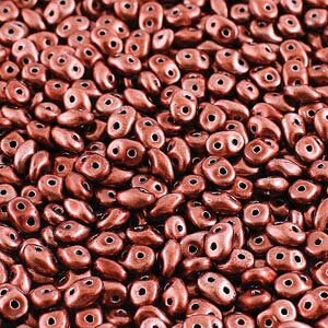 100gr. SuperDuo-Beads METALUST METALLIC BURNT COPPER 23980/24201